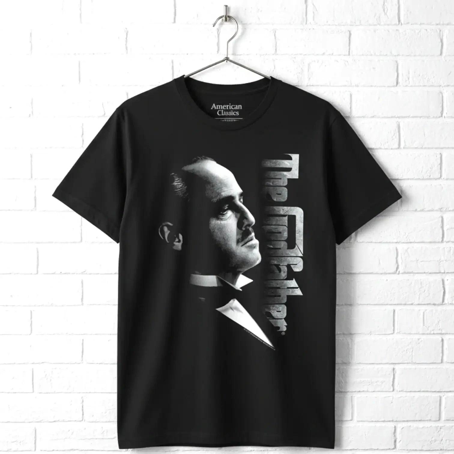 Godfather Don Vito Corleone Profile Men s T Shirt Marlon Brando Vintage Mafia XXXL