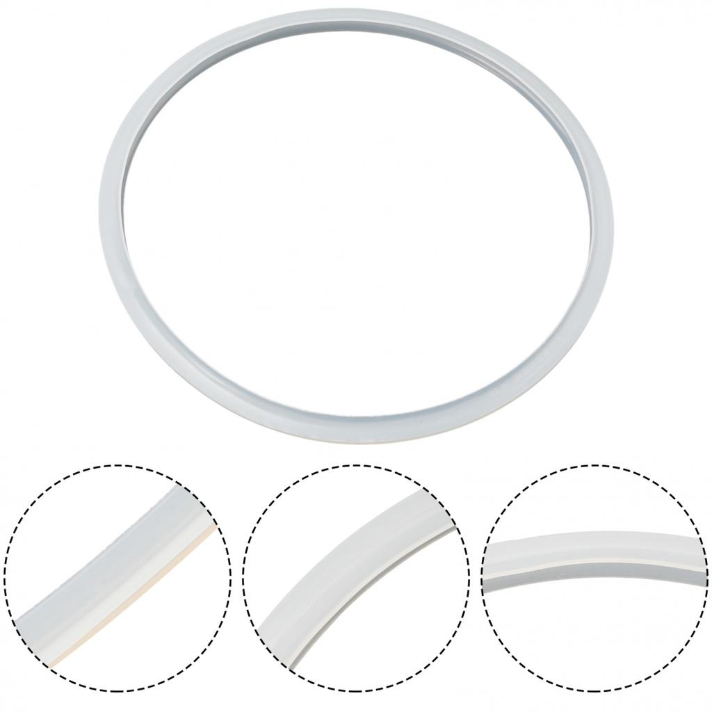 Anello Di Tenuta In Silicone Grigio Per Pentola A Pressione In Acciaio Inox - Diametri 18, 20, 22, 24, 26 Cm (Scegli La Misura) - 2
