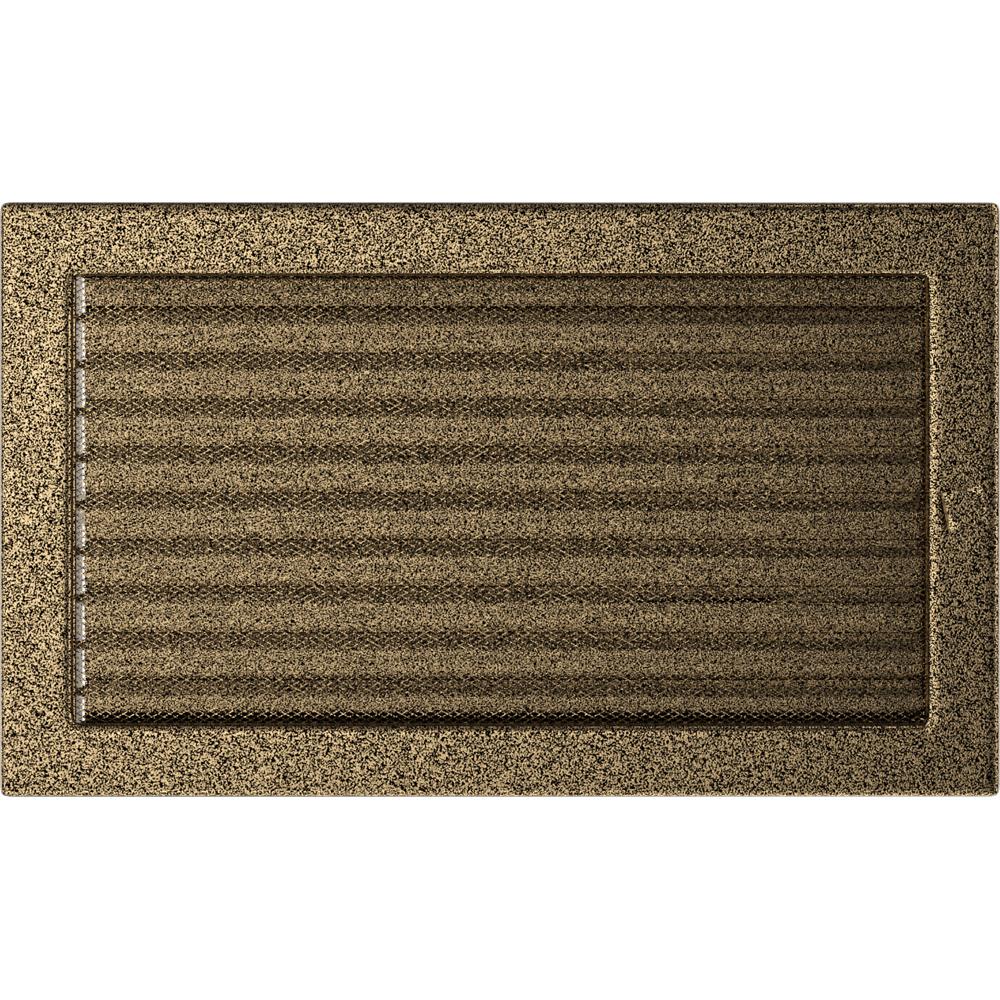 Vent Cover 22x37 black and gold with blinds