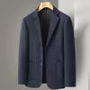 Men's Blazer Coat Fashion Middle-aged Business Casual Professional Wear Casual Loose British Style Sub-trend Four Seasons Suit