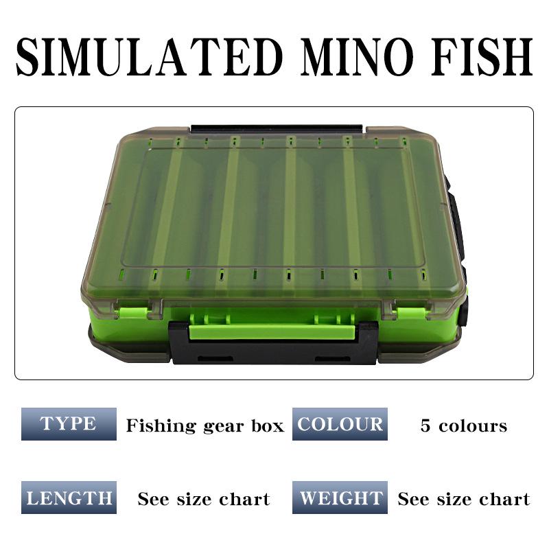 Double-Sided Portable V-Shaped Fishing Lure & Hook Storage Box
