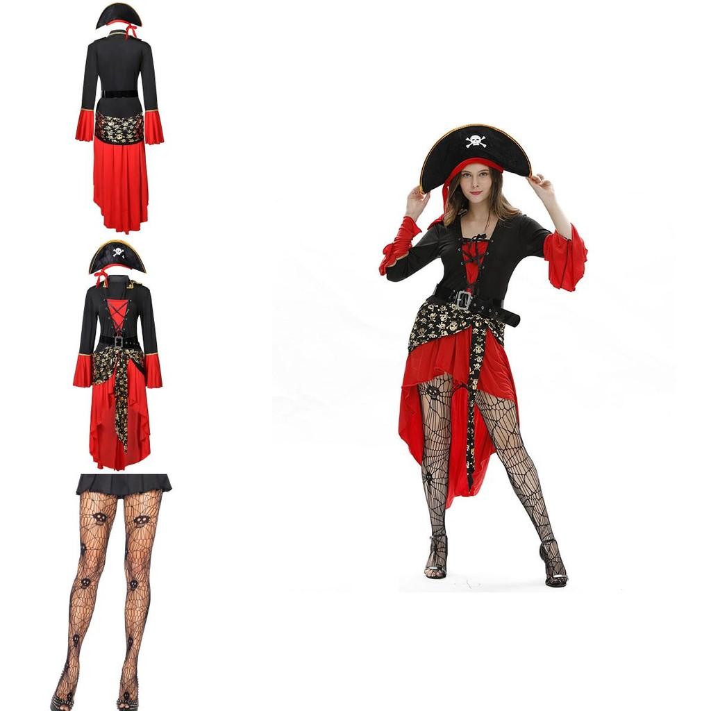 Exquisite Women Adult Pirate Costume For Halloween And Carnival Celebrations
