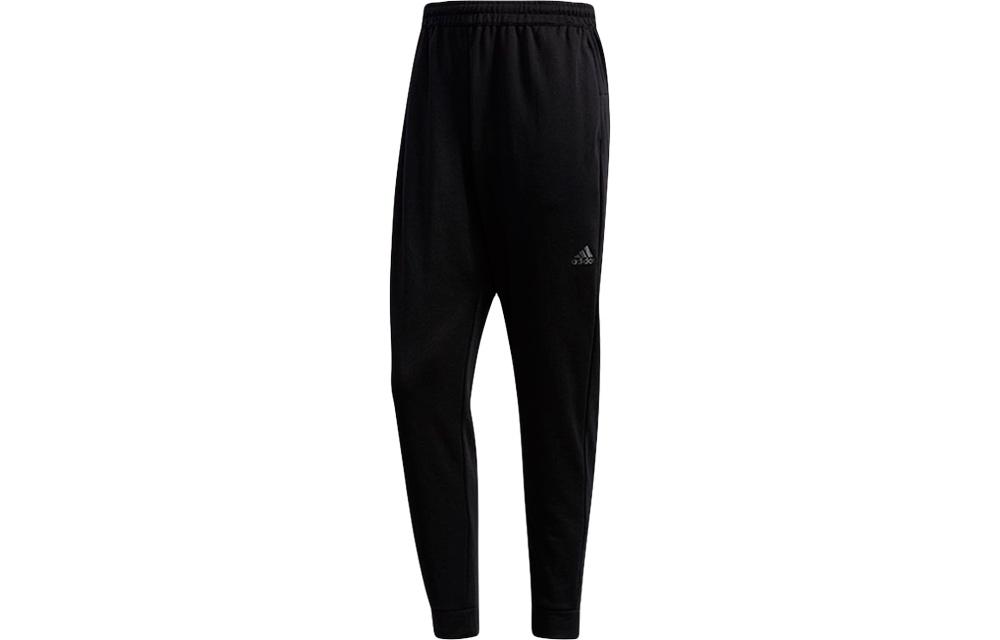 

Adidas Knitted Sweatpants Men s Black Moderate Straight Fit Pants FM5427 XXL