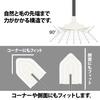 Wise Telescopic Handle Bath Brush, Cleans Corners, for Tile and Grout, White, Aluminum and Polypropylene