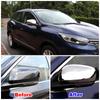 For Renault Kadjar 2015-2019 Bil Eksteriør Del Ombygging Sidespeil Deksel Trim Krom Karbonfiberfarge Klistremerke