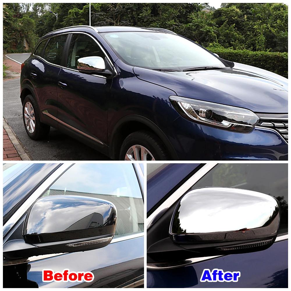Pro Renault Kadjar 2015-2019, vnější díl vozu, repasované, kryt zpětného zrcátka, chromovaný, karbonový, barevný, samolepka