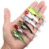 6PCSLong-distance Lure Fishing for snakeheadVIBIron Plate 5g- 14gPopular Foreign Trade Product for Sea Fishing: Floating Shore-t