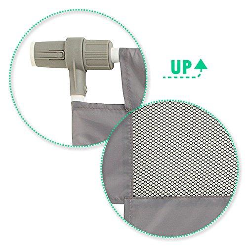 Nishimatsuya Simple Baby Fence S Szary 1 sztuka [SmartAngel] (x 1)