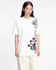 THEMUSEUMVISITOR Flower Overfit T-Shirt (White)