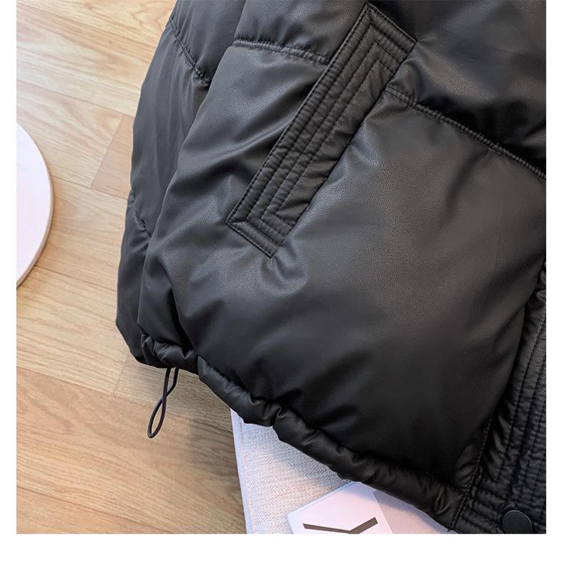 Нестирающаяся куртка из хлопка PU с короткими рукавами — фото 7