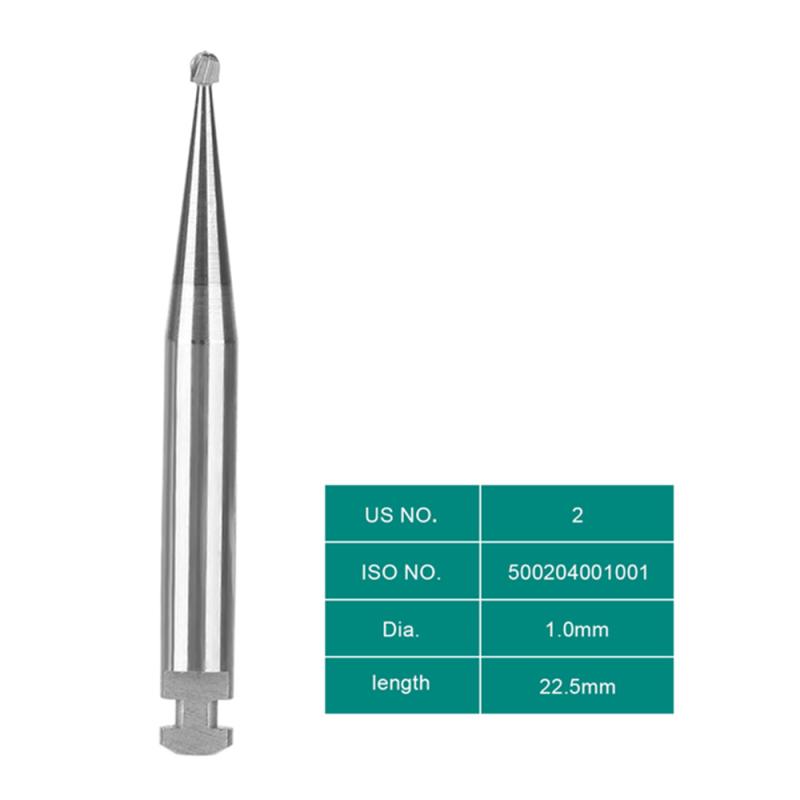 5Pcs/Box Dental Tungsten Carbide Burs Low Speed Round Ra Series For Dental Lab Or Clinic Shank Diameter 2.35Mm For Dentist