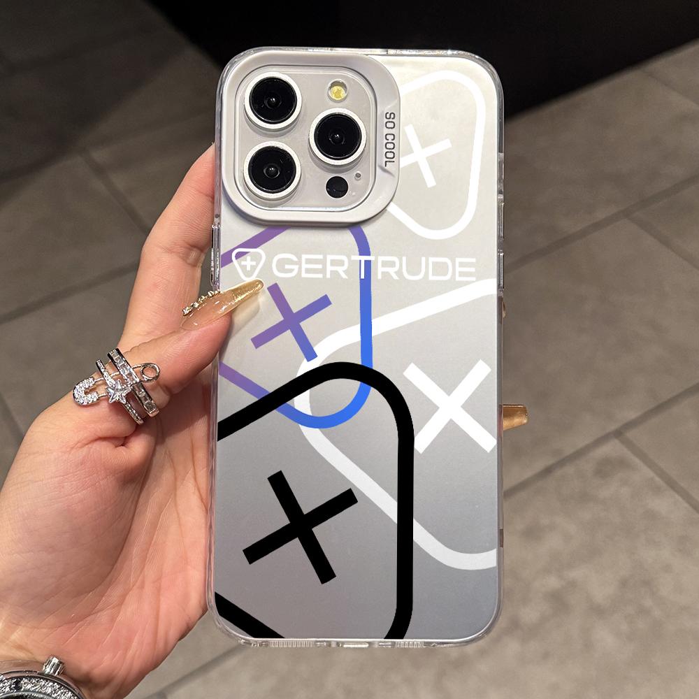 Fashion Letter G-Gertrudes Phone Case for Apple iPhone 17 Air 16 16e 15 14 Plus 13 12 11 iPhone17 Pro Max X Xs XR 8 Matte Cover