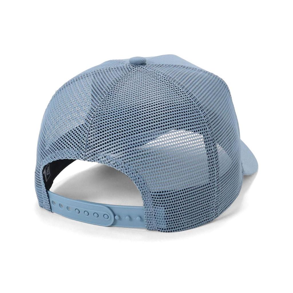 New Era 9Forty Trucker Box Logo Mesh Cap In Faded Exclusive To Free Shipping A-Frame Blue, ONSPOTZ,