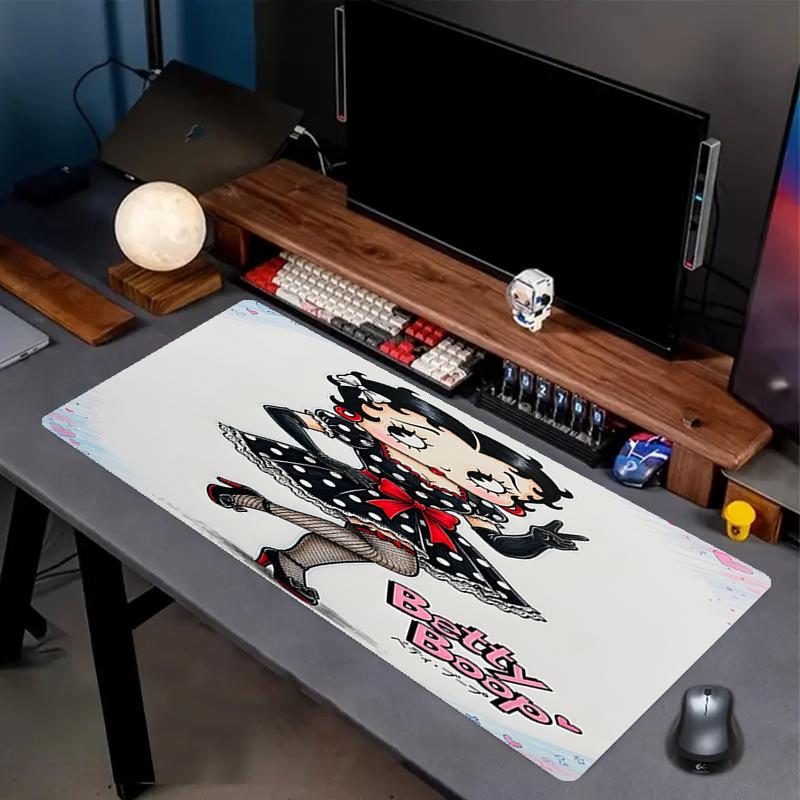 Sexy Doll Print Mouse Pad, Anti‑Slip Desktop keyboard Mat, for PC Laptop Gaming Working Daily Use, Cool Festival Surprise Gift