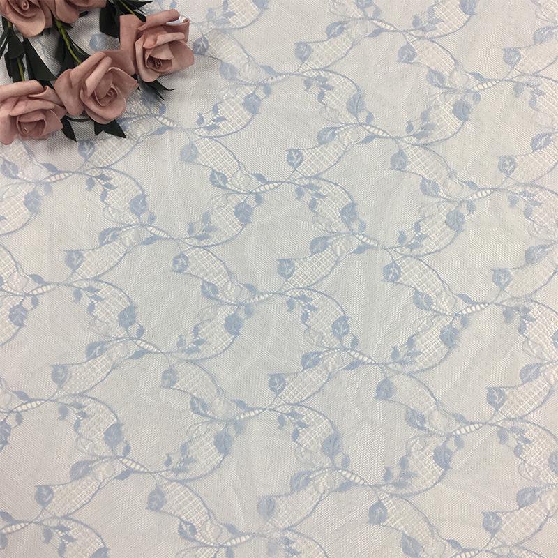 All-Polyester Hollow Flower Non-Elastic Lace Trim for Lolita Wedding Dress or Evening Gown