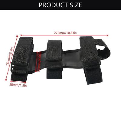 Universally Car Fire Extinguishers Holder Roll Rod Adjustable Strap Brackets for 2.5lb-3.5lb Extinguisher