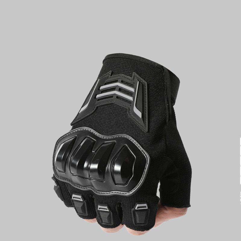 Outdoor Workout Tactical Bicycle Shooting Hard Touchscreen Half Knuckle Tactical Gloves for Men