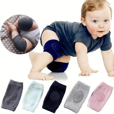 Bebek Diz ve Dirsek Koruyucuları Sürünme Koruması Kaymaz Yumuşak Güvenlik Pedleri Küçük Çocuklar İçin 0–3 Yaş