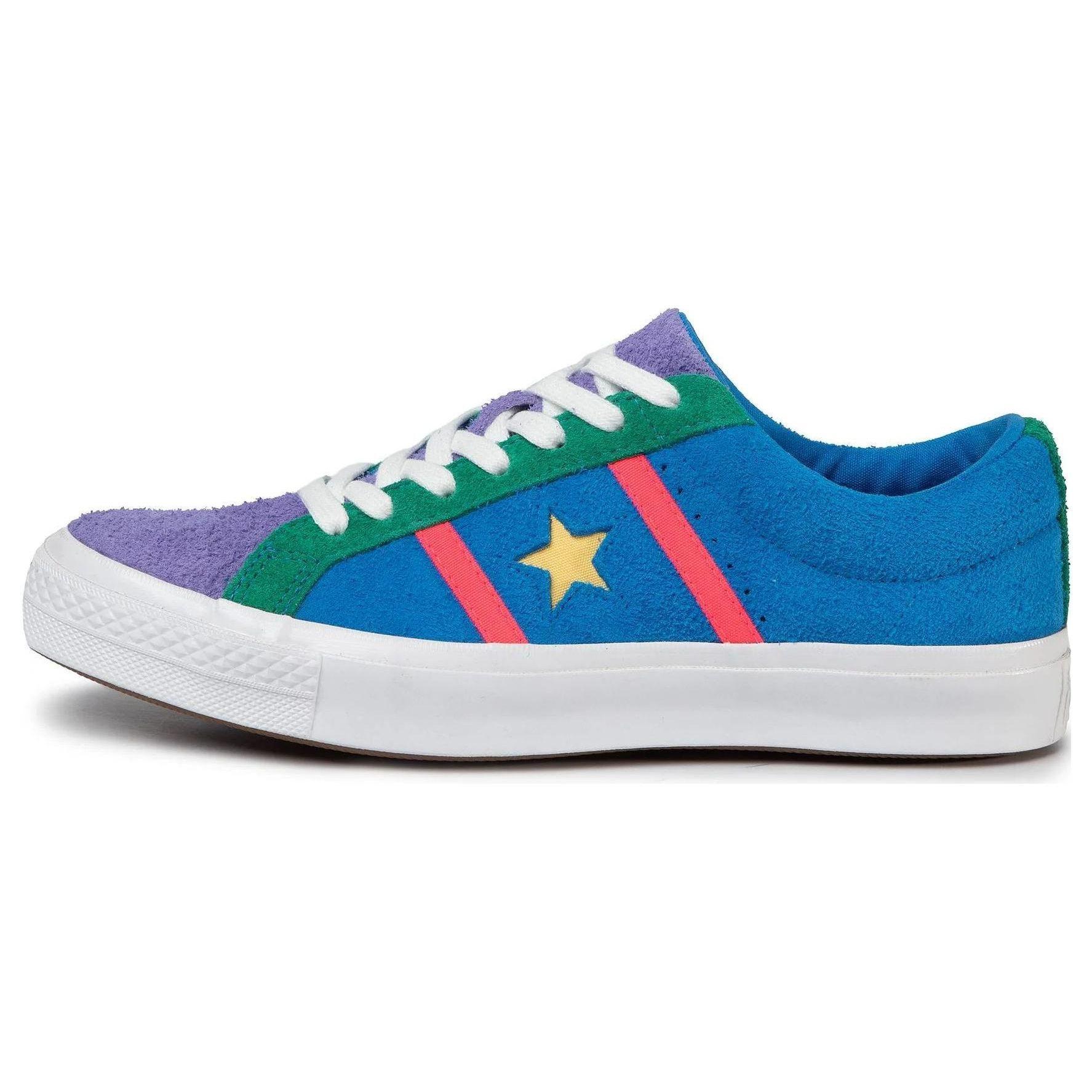 

Кроссовки Converse One Star Academy Low Totally Blue Unisex Multi-Color Racer-Pink White 164392C