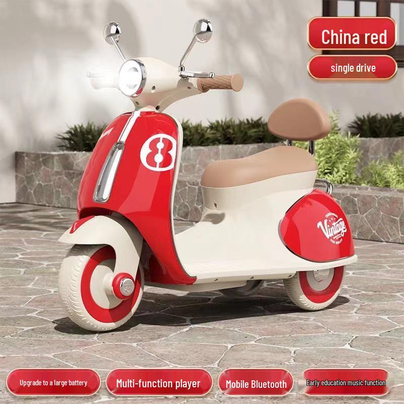 Children's Cross-Border Electric Tricycle with Remote Control - Dual-Drive, Rechargeable, Ideal Gift for Boys and Girls