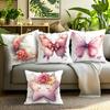 Home Decor Cute Moon, Butterfly & Star Floral Cushions Pattern Cushion Cover Suitable For Sofa Bedroom Car Pillow Cover