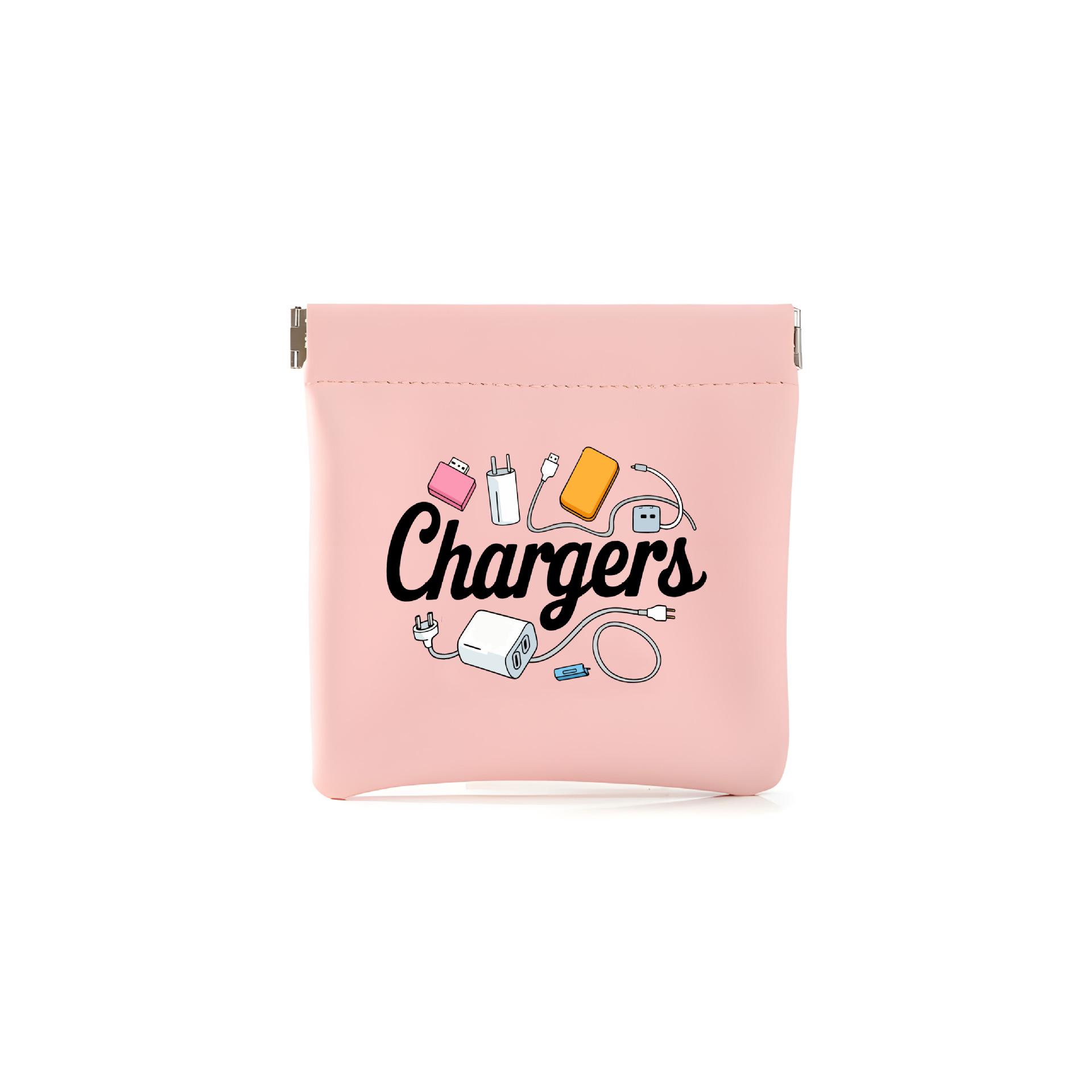 Multicolor Printed Coin Purse & Storage Bag розовый