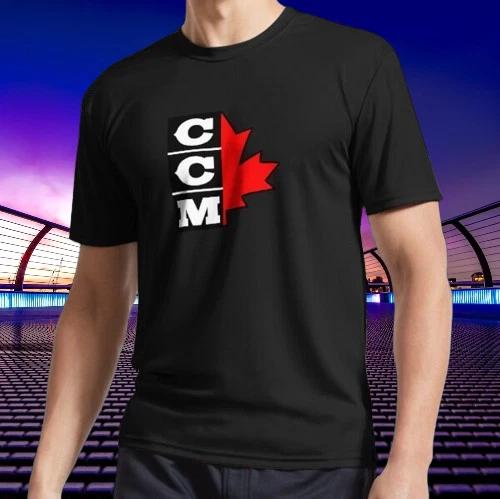 New Shirt CCM Hockey Logo T-Shirt Funny American Usa Unisex Size S-5XL M