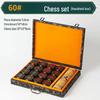 Brangdy High-End Chinese Chess Set, Large Ebony Wood