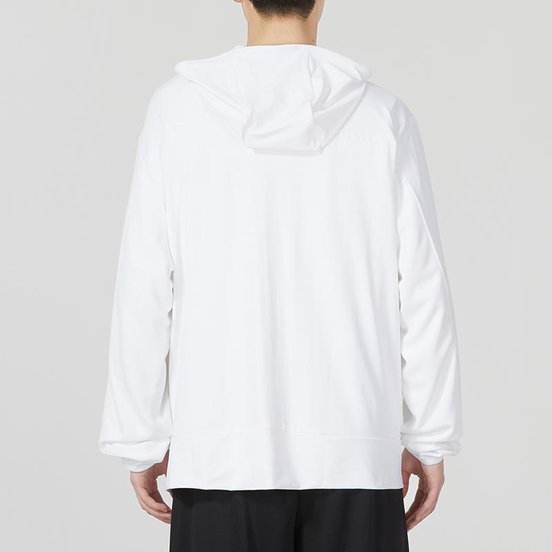 PUMA Solid Color Letter Logo Print Knit Jacket Unisex Jackets White 678006-02