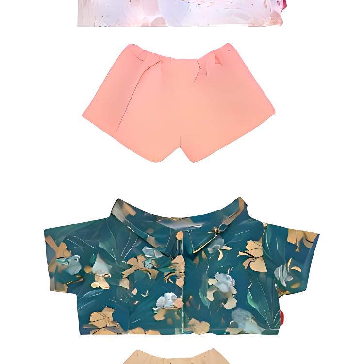 New POP MART Floral Shirt Doll Products PPMT-2407-00782