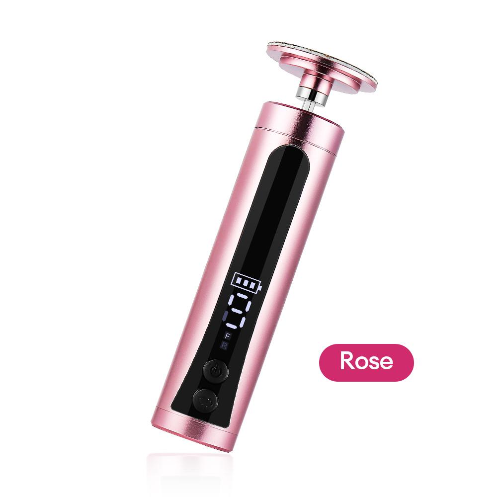 

Electric Foot Callus Remover USB Charge Foot Dead Skin Electric Eliminator Heel Cracked Dead Skin Scrubber Polisher Grinder Tool ярко-розовый