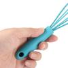 1pc 6-inch Handheld Mixer Mini Blender Silicone Stainless Steel Home Baking Tool for Whipping Cream Beating Eggs Mixing Flour