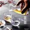 Japanese Hammered Glass Sake Cup Set