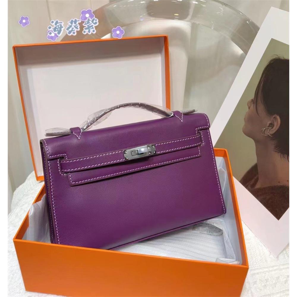 Generation swift erste Schicht Rindsleder Tasche Mini-Kupplungstasche Abendtasche 2023 Kette Umhängetasche