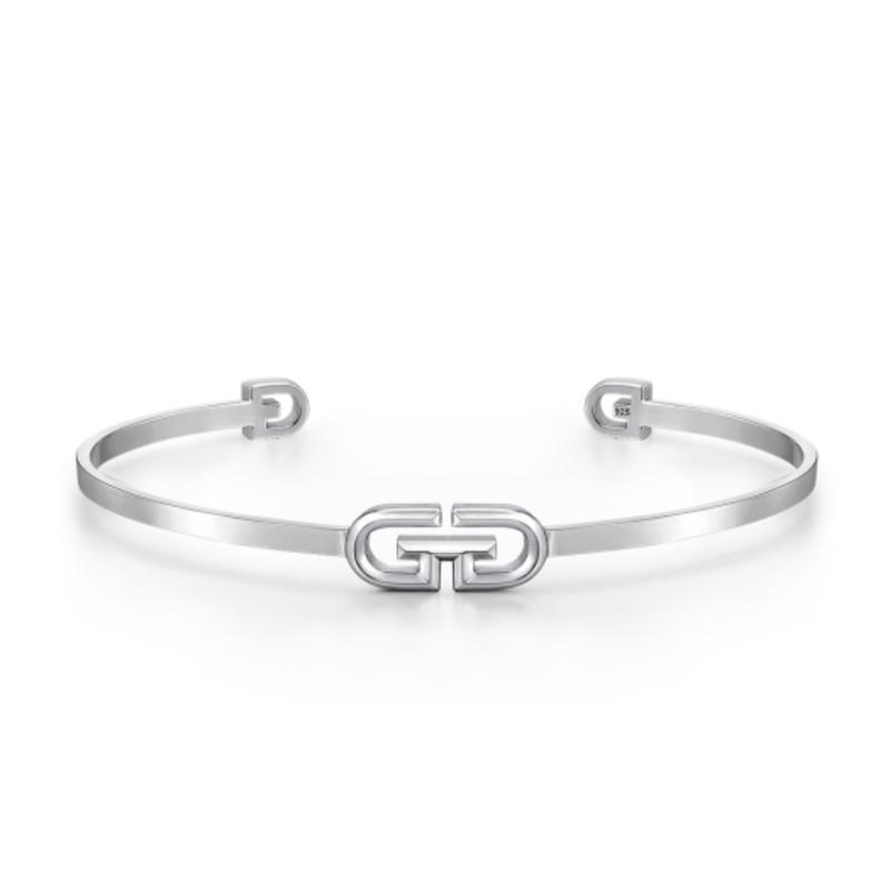 GEIGER Jewelry Signature Bangle Silver Bracelet GISVBB005