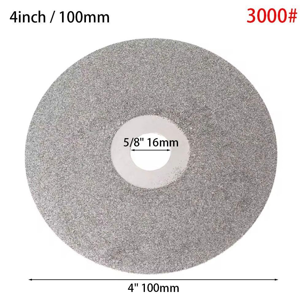 1Pcs Diamond Coated Diamond Grinding Disc 80-3000Grit Abrasive Disc Grinding Wheels 4inch 100mm Woodworking Tool