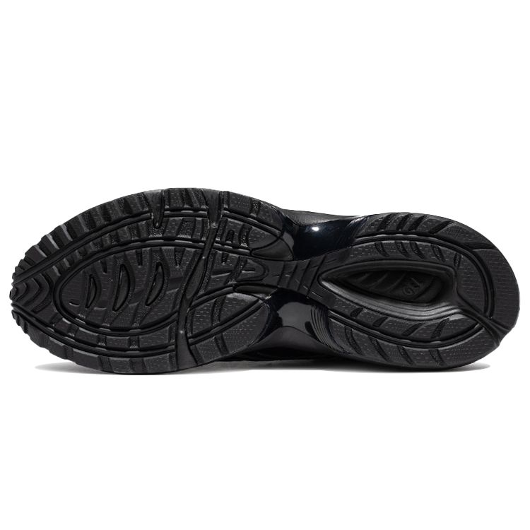 Asics Gel-1090 Fabric Synthetic Leather Fashion Retro Sports Low-Top Lifestyle Shoes Unisex Sneaker Black Gray 1203A243-001