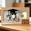 Držák na peníze pro absolventy ročníku 2026 Dřevěná maturitní karta Obálka na hotovostní dárek Krabička Maturitní dárky pro vysokou školu Střední školu Maturitní party potřeby