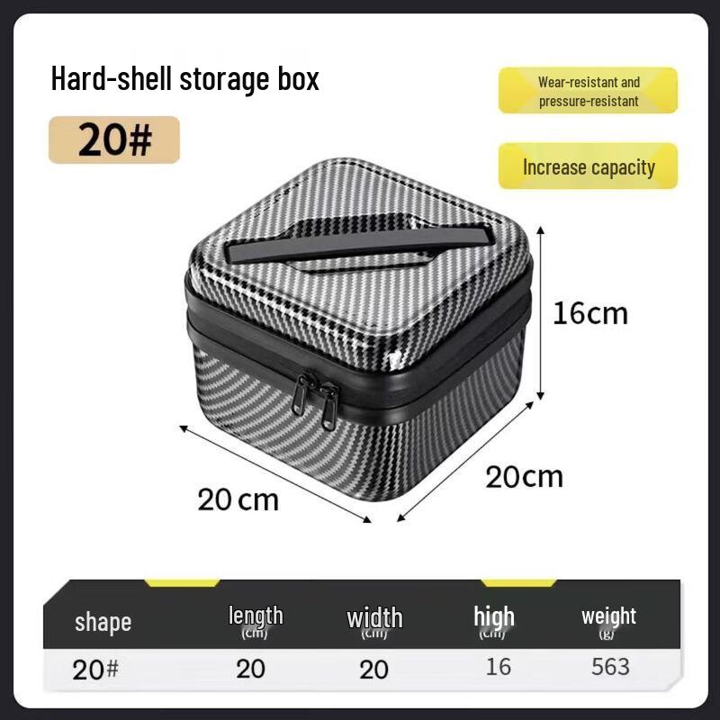 Hardened Carbon Fiber Fishing Tackle Box