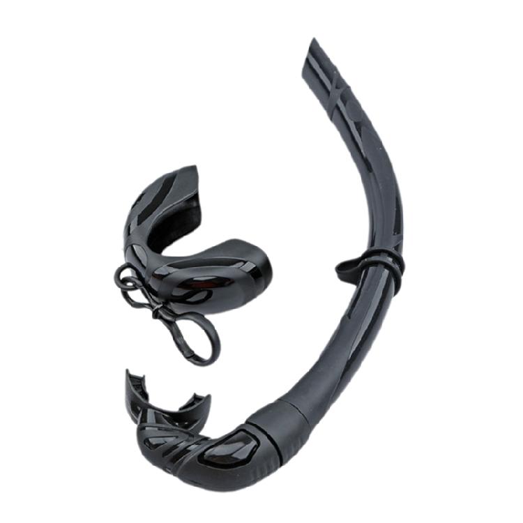 Diving Snorkel Flexible Rolls Up Silicone Snorkel with Compacts Storage Case for Spearfishing, Freediving, Snorkeling