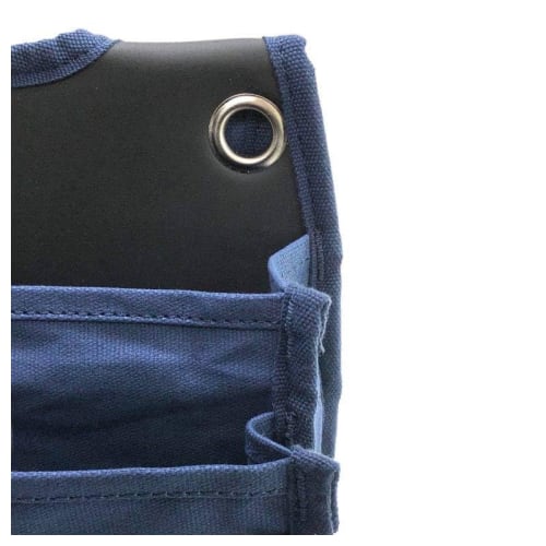 Best Tool Gokusho Small Canvas Waist Pouch, 2-Tier, Black, CB-203BL