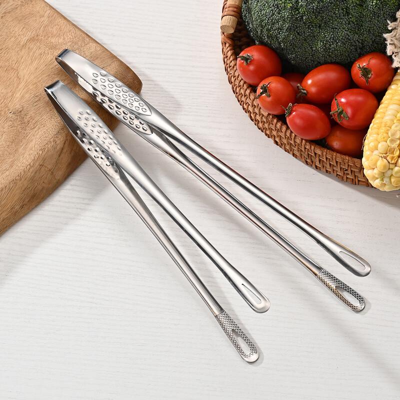OLOEY 304 Stainless Steel Food Tongs