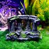 Resin Fish Tank Ornament Creative Aquariums Statue Landscaping Square Rome Stone Pillars  Home