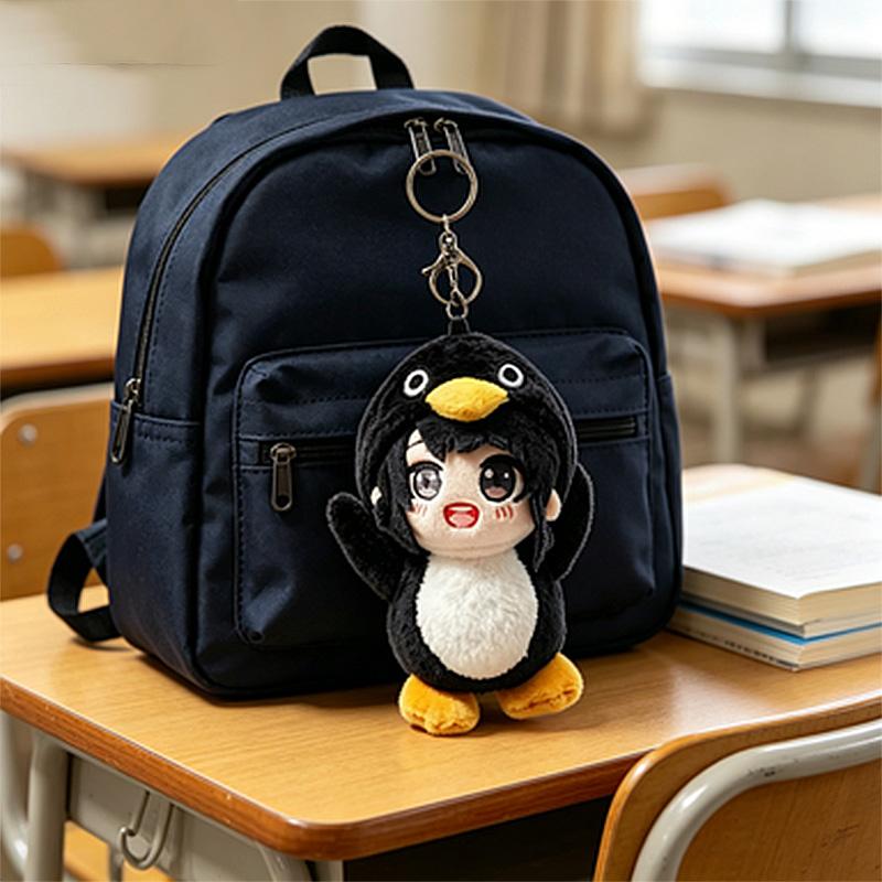 Kawaii Penguin Plush Doll Cute Gugu Gaga Meme Stuffed Animal Soft Plush Toy Birthday Gift for Kids Fans Backpack Doll