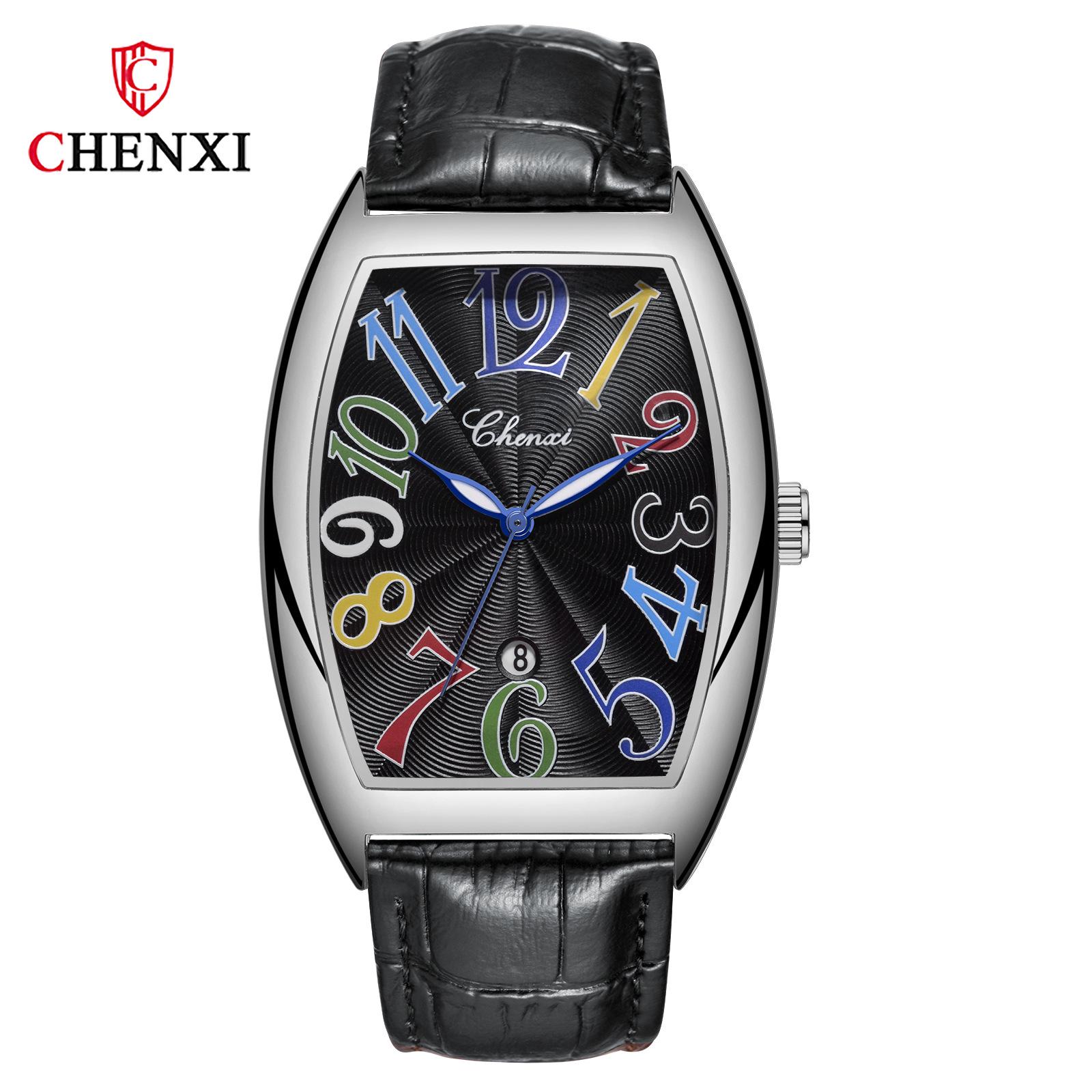 

Новий ТОП-бренд Розкішний чоловічий годинник із коробкою Чоловічі повсякденні шкіряні чоловічі кварцові годинники