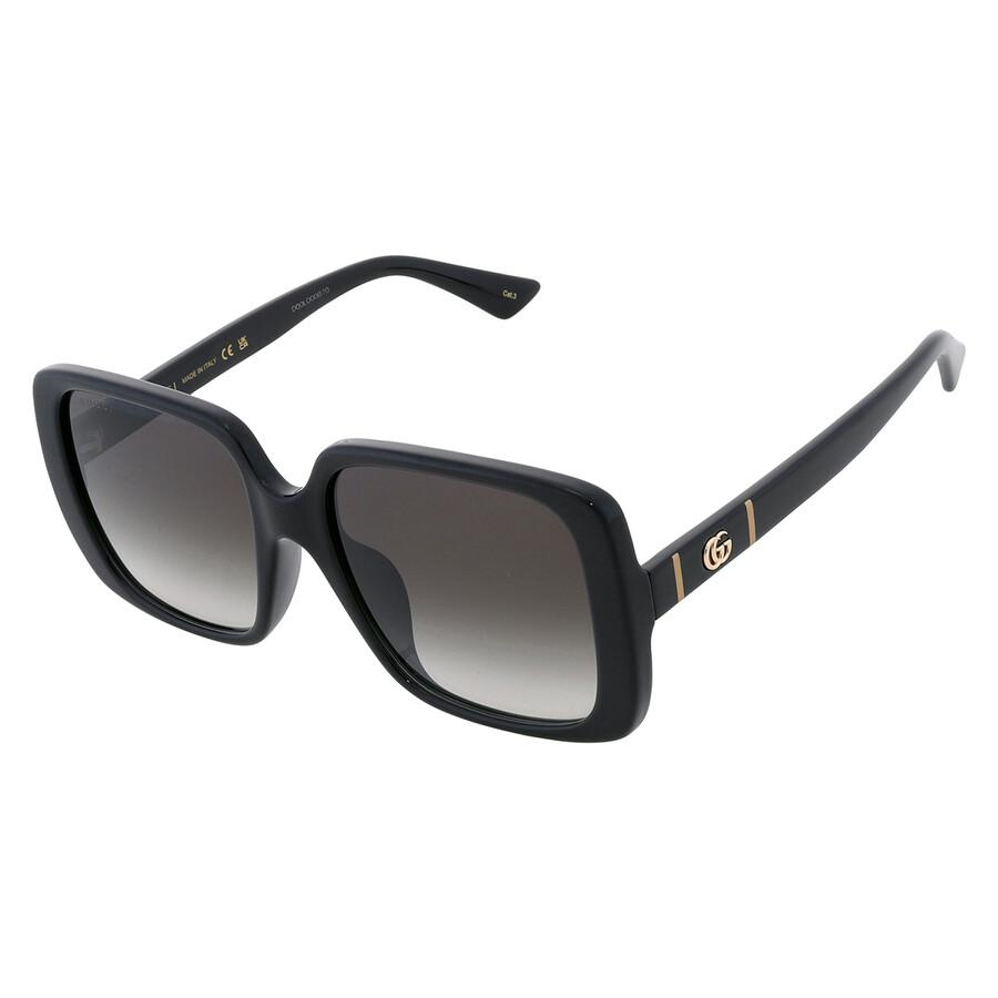 Gucci Grey Butterfly Ladies Sunglasses Gg0632sa 001 56