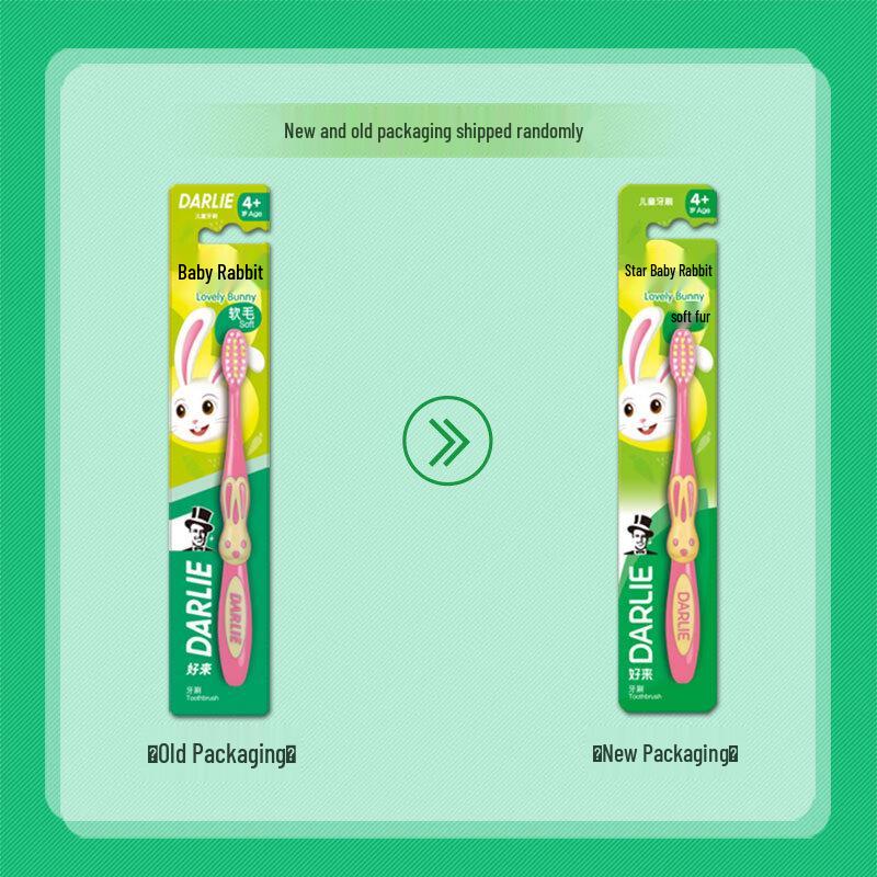 Darlie Baby Rabbit Kids Toothbrush 2-Pack