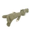 Lying Wolf Outline Plush Dog Chew Toy Interactive Pet Play Doll  Teething Puppy Breeds