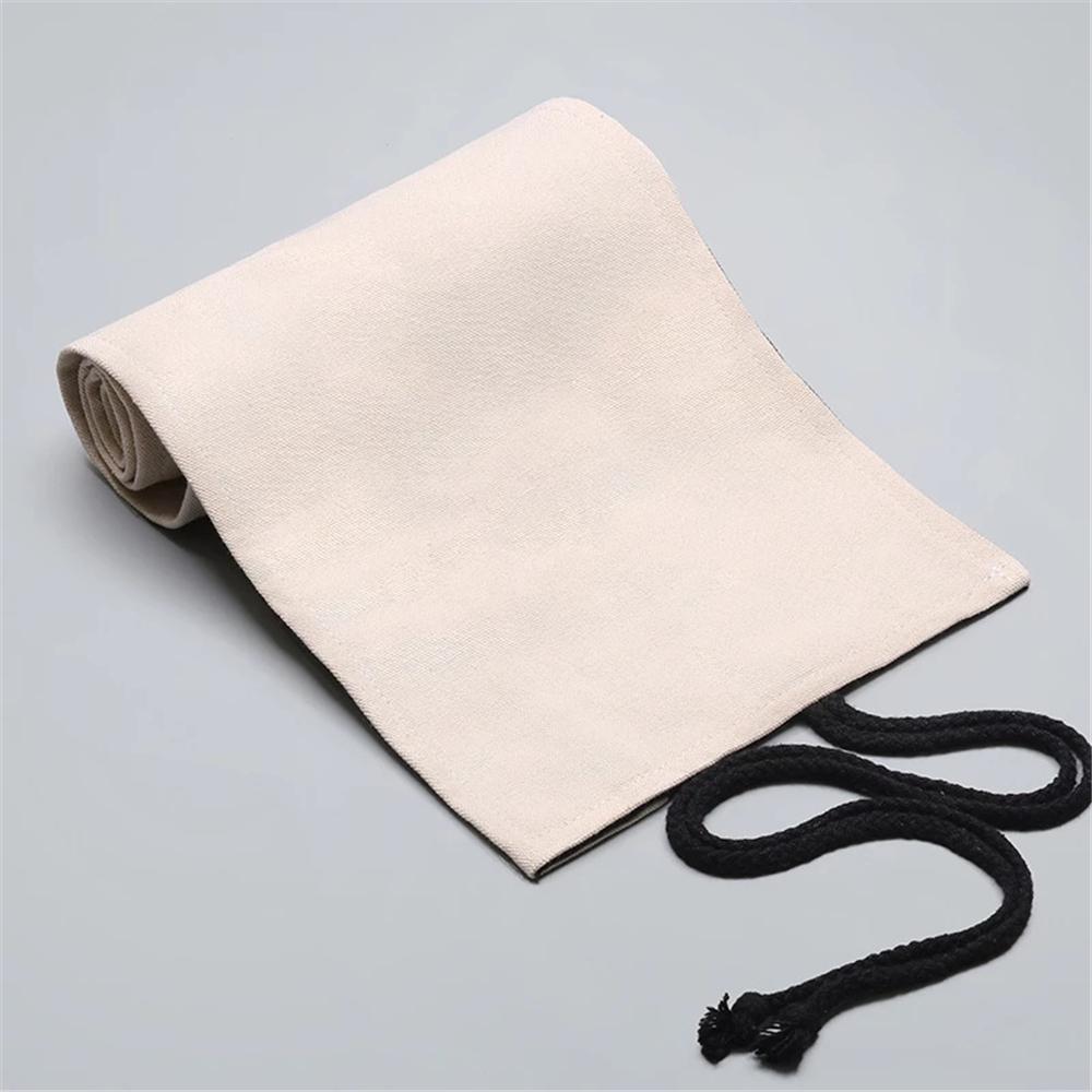 Pouch For Boys Girls Writing Supplies Wrap Roll Up Pencil Case Stationery Pencil Bag Pen Curtain