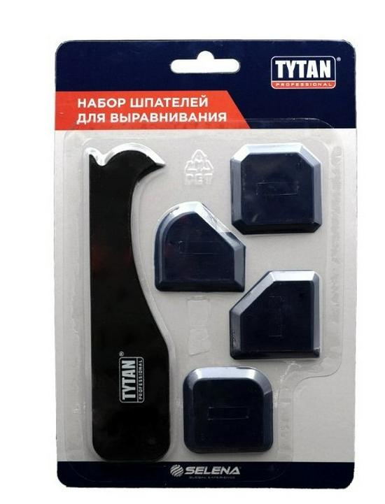 4-Piece Silicone Sealant & Caulking Tool Set - Cleaner, Finisher, & Corner Scraper